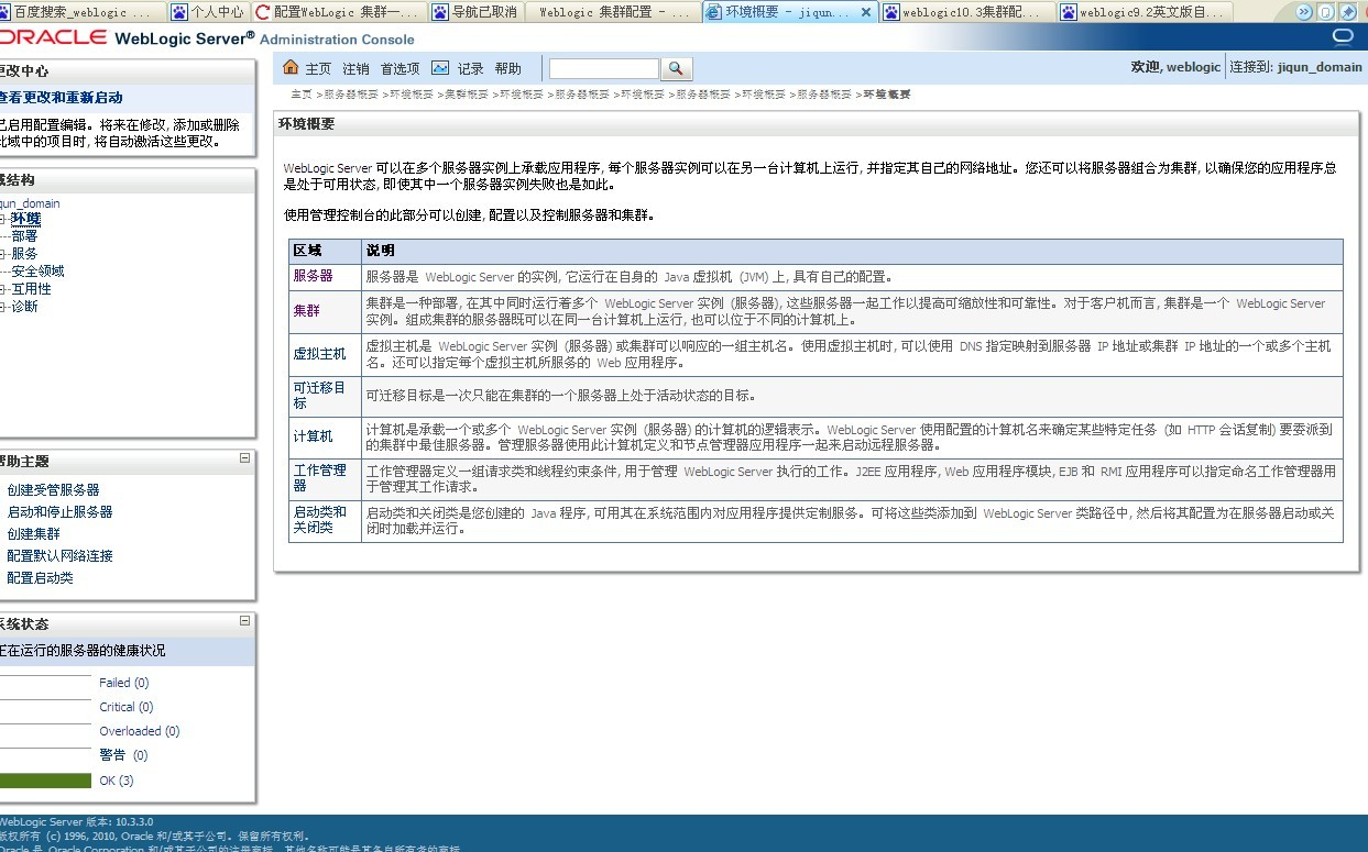 weblogic10.3集群配置